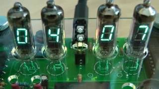 VFD Nixie Ära  IV3 Time Temp [upl. by Rogergcam198]