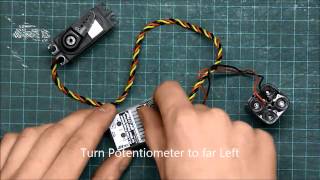 Setting a Hitec Digital Servo to 180° travel [upl. by Chapell]