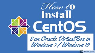 Install CentOS  How to Install CentOS 8 on Oracle VirtualBox in Windows 7  Windows 10 [upl. by Annahc]