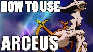 Pokémon How To Use Arceus Arceus Moveset  Pokemon Omega Ruby and Alpha Sapphire  XampY Guide [upl. by Llednol]