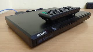 teste DVD CD Player Sony DVP SR370 [upl. by Ahseki]