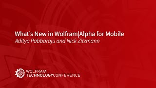 Whats New in WolframAlpha for Mobile [upl. by Adieno]