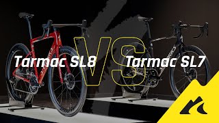 REVIEW  Nuova Specialized Tarmac SL8 vs SL7  Comparazione e differenze [upl. by Louanne]