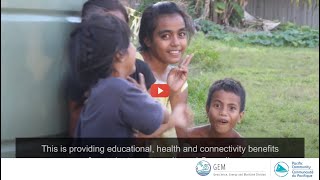 Tablets for students in remote Pacific Island [upl. by Aknaib]