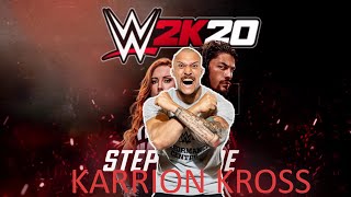 WWE 2K20 KARRION KROSS  KILLER KROSS SIGNATURE FINISHER PS4 [upl. by Akiehsat]