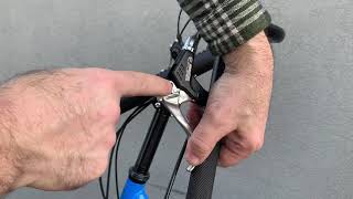 Q45 2021 Tektro Brake Adjustment  Cruzbike Recumbent Bicycles [upl. by Ichabod820]