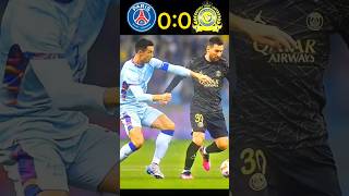 Ronaldo vs Messi 🥵🥶  Paris 🆚 Al Nassr 42  big fight  Highlights  short youtube highlight [upl. by Charmion]