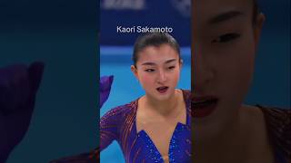 Kaori Sakamoto figureskater kaorisakamoto worldchampion2022 worldchampion2023 worldchampion2024 [upl. by Rexferd662]