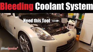 How to Bleed Coolant System Procedure Nissan 350Z amp Infiniti G35 Nissan 35L V6  AnthonyJ350 [upl. by Onateag802]