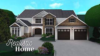 Bloxburg Realistic Home House Build Roblox [upl. by Laine]