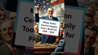 Mayor Anton Cermak Happily Took a Bullet for FDR – 1933 [upl. by Nanfa634]