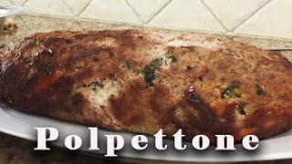 DELICIOUS Polpettone  Italian Style Meatloaf [upl. by Suoirred]