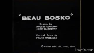 Beau bosko looney tunes 1933 review [upl. by Lokkin]