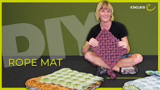 DIY Tutorial How to Weave a Rope Mat  EDELRID [upl. by Ynaffyt]