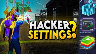 SECRET SETTINGS  To Get 99 Headshots I Bluestacks 5 l Msi 5 4K [upl. by Boote]