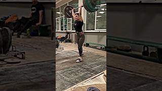 Girls Weightlifting Attitude 🔥😱 shorts fitness attitude weightlifting viral popular trending [upl. by Jueta]