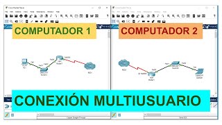 CONEXION MULTIUSUARIO CISCO PACKET TRACER [upl. by Ahsiuqram]