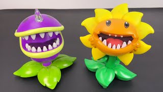 4minute unboxing of the ASMR Plants vs Zombies Challenge toy set  Toy Review [upl. by Ariak]