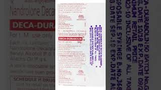 Decaduraboline injection use in hindi viralvideo ias shorts youtubeshorts [upl. by Asirrom588]