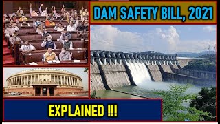 Important Provisions of DAM SAFETY BILL 2021  Protecting Dams of India [upl. by Relyuc]