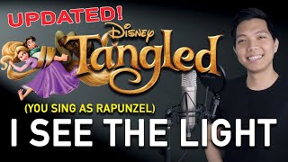 I See The Light Flynn Part Only  Karaoke UPDATED  Tangled [upl. by Angeli]