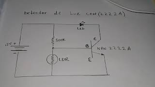 Circuito Detector De Luz  Diagrama Y Explicacion  Facil [upl. by Ranip]