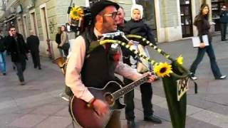 Amazing OneManBand Street Performer in Croatia Cigo Man Band [upl. by Einolem86]