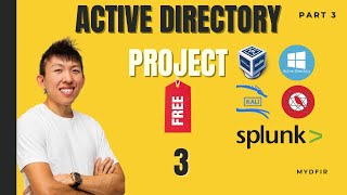 Active Directory Project Home Lab  Part 3 [upl. by Naahs859]