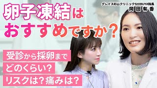 【卵子凍結するべき？】受診から採卵の流れ凍結した卵子を使うにはグレイス杉山クリニックSHIBUYA岡田有香院長 [upl. by Anella]