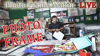 Photo Frame Makig Tutorials  Live Picture Frame Making  SRK Team Star Live photoframe picturefra [upl. by Mosnar]