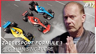 ALS DEZE STRIJD MAAR GOED GAAT🤬 GP van Singapore 🇸🇬  F1 Racekampioenschap 17 [upl. by Nortna]