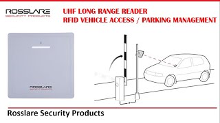 RFID VEHICLE ACCESS CONTROL  RFID PARKING MANAGEMENT  UHF LONG RANGE READER  RFID TAGS [upl. by Eilsel]