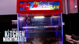 Ridiculous Restaurant Makeover Includes a LOBSTER CLAW GAME  Kitchen Nightmares [upl. by Nickie]