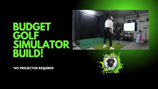 Budget Golf Simulator Build YouTube Video [upl. by Yelahs]