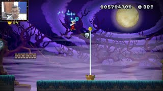 Frosted Glacier Swaying Ghost House  Normal Exit  New Super Mario Bros U NSMBU [upl. by Ridglea]