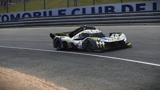 LMUPracticeAlpine A424 LMdH vs Peugeot 9X8 LMHCircuit de la Sarthe Le Mans [upl. by Ratcliff936]