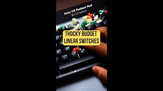 Linear switches but every 5 seconds they get more thocky [upl. by Piderit]