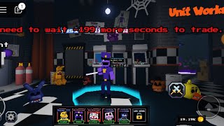 How good is new Night guard afton  FNTD ENDLESS ROBLOX [upl. by Allimac]