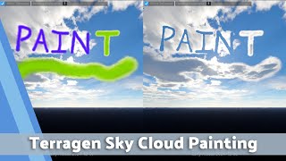 Painting Clouds in Terragen Sky First Look at Sky Paint [upl. by Amandie381]