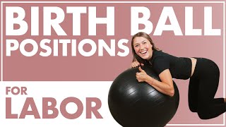 USING A BIRTH BALL FOR LABOR  MOVEMENT DURING LABOR for a QUICKER BIRTH  Birth Doula [upl. by Josiah]