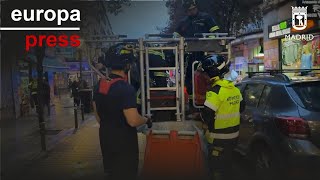 El viento y la lluvia provocan en Madrid más de 100 salidas de los Bomberos por daños [upl. by Free]