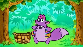 Dora the Explorer Ticos Acorn Game  Nick JR Cartoon Movie Game for Kids [upl. by Nareht804]