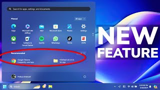 How to Enable New Start Menu Feature in Windows 11 226353350 [upl. by Ariela174]