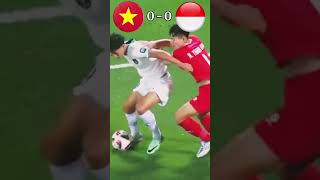 Vietnam vs Indonesia  2024pialaasia2024shortsvideo highlightpertandinganhasilpertandingan [upl. by Fan539]