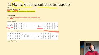 homolytische substitutiereactie  reactie met radicalen [upl. by Alo]