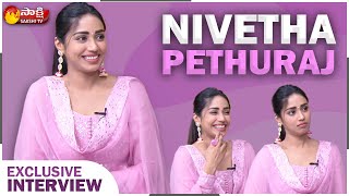 Nivetha Pethuraj Sankranti Special Interview  Red Movie  NivethaPethuraj  Sakshi TV [upl. by Baalman940]