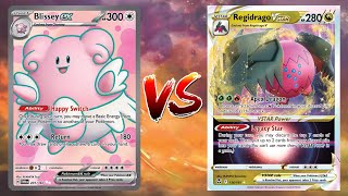 Pokemon TCG Live Blissey EX Joltik VS Regidrago VSTAR Ogerpon EX [upl. by Hanahs]