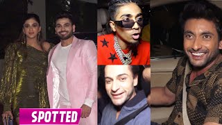 Bigg Boss 16 Shiv Mc Stan Nimrit Sumbul Priyanka Amongst Many Others At Farah Khan House Party [upl. by Atinrahc]