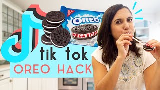 Mom Exposes TikTok Oreo Hack  Inflatable Oreo Hoax Revealed  MyRecipes [upl. by Arabrab543]