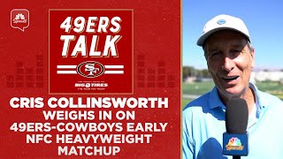 Cris Collinsworth weighs in on 49ersCowboys early NFC heavyweight matchup  49ers Talk [upl. by Nonnair452]